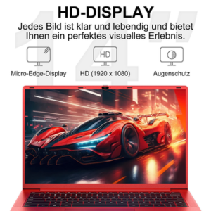 bvate 14-Zoll-Laptop-Computer, 8 GB DDR4, Quad-Core N5095 CPU Notebook Notebook