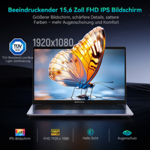blackview 15,6" Acebook6 Intel Twin Lake N150 256/512GB Notebook