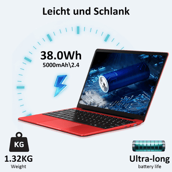Bateria portátil Haus Mobil 24 ® com alta capacidade de 38.0Wh e peso leve de 1.32kg.