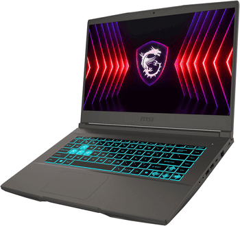 Laptop Haus Mobil 24 ® com design moderno e iluminação RGB para jogos de alta performance.
