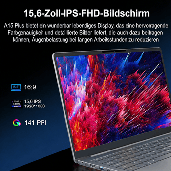 Monitor Haus Mobil 24 ® com tela de 15,6" IPS Full HD, cores vibrantes e alta precisão de cores. Idea.