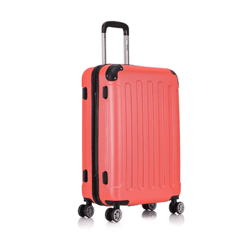 Flexot Hartschalen-Trolley F-2045 Kofferset, 360° Rollen, robuster Reisekoffer, Bordcase, 4 Rollen, Robuster und moderner Koffer mit vier 360° Rollen und Zahlenschloss – Bild 3