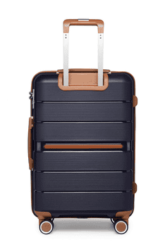 British Traveller Handgepäck-Trolley Reisekoffer Hartschalenkoffer aus 100% PP 8 Spinnerräder, TSA-Schloss