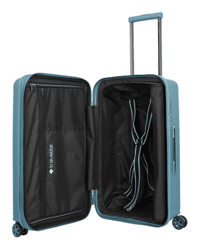 travelite Hartschalen-Trolley ROOMER Trunk, in zwei Größen und verschiedenen Farben, 4 Rollen, Reisegepäck Hartschalen-Koffer TSA-Schloss Trunk Trolley M und L