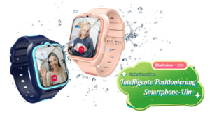 blackview 4G-Kinderuhr: HD-Videoanrufe, GPS+WiFi-Ortung, IP68 & 800mAh Smartwatch, 1,75", GPS+LES+WiFi, 4G-LTE, IP68, SOS, 800mAh, Knips-Freunde