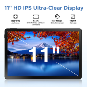 DOOGEE U11 Pro Android 16 Tablet mit Tastatur, Stift, Maus, Hülle, 11 Zoll Tablet