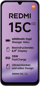 Xiaomi Redmi 15C 5G 4+128GB Smartphone