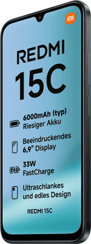 Xiaomi Redmi 15C 4+128GB Smartphone