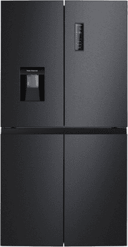 Hanseatic Multi Door HCDB18080DWDBI, 180 cm hoch, 79 cm breit, NoFrost, Wasserspender, Display, Türalarm