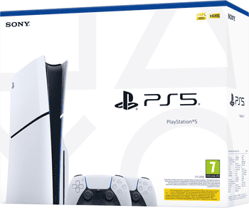 Playstation PlayStation 5 Slim Konsole Disk Edition + 2 Controller Bundle 1TB, mit CD Laufwerk Disc – Bild 4