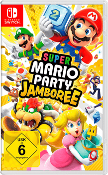Nintendo Switch Switch + Super Mario Party Jamboree, Switch inkl. Mario Party Jamboree und exklusives Müslischalen-Set