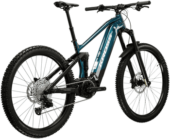 Kross E-Bike Mountainbike, 12 Gang Shimano DEORE M6100 Schaltwerk, Kettenschaltung, Mittelmotor, 630 Wh, Pedelec, Elektrofahrrad für Damen und Herren, MTB